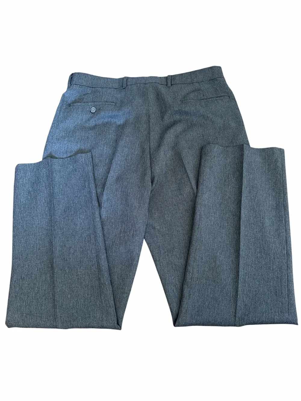 Vintage Levi Action Slacks Men's Gray Dress Pants - Classic Tailored Fit 36